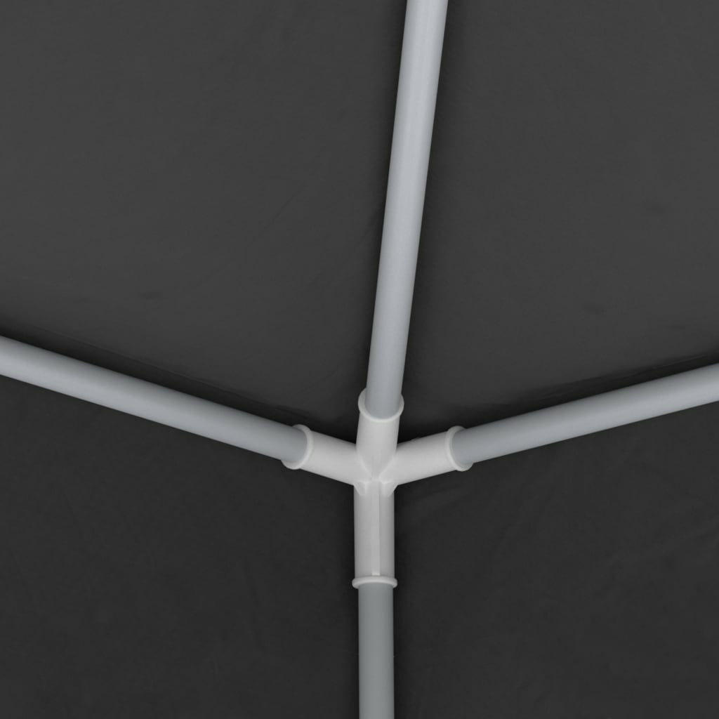 13.1'x13.1' Anthracite Party Tent with Side Walls E44476