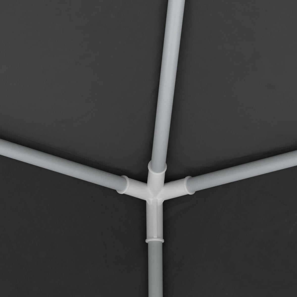 13.1'x13.1' Anthracite Party Tent with Side Walls E44476