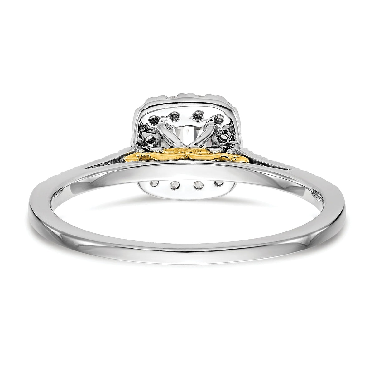 1.25ct CZ Solid 14k Cushion Halo Engagement Ring Z760337