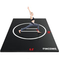 10' x 10' Black Wrestling Mat S2946