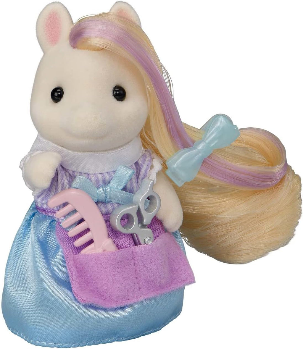 Pony's Hair Stylist Set Dollhouse Playset with Figure and Accessories W397499