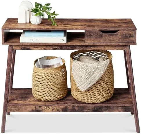 Mid-Century Modern Console Table with Drawer F1206