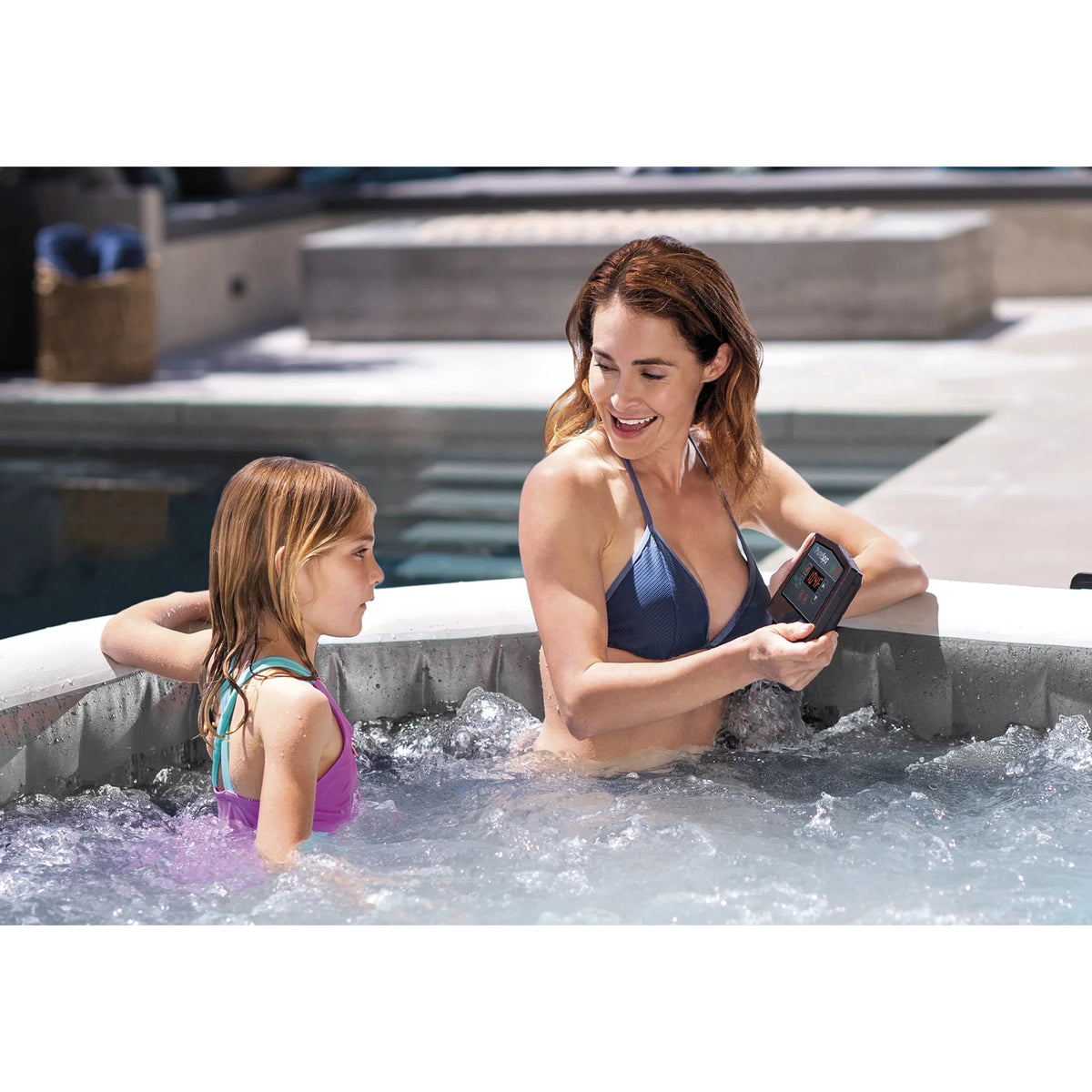 6 Person Inflatable Hot Tub Bubble Jet Spa R51670