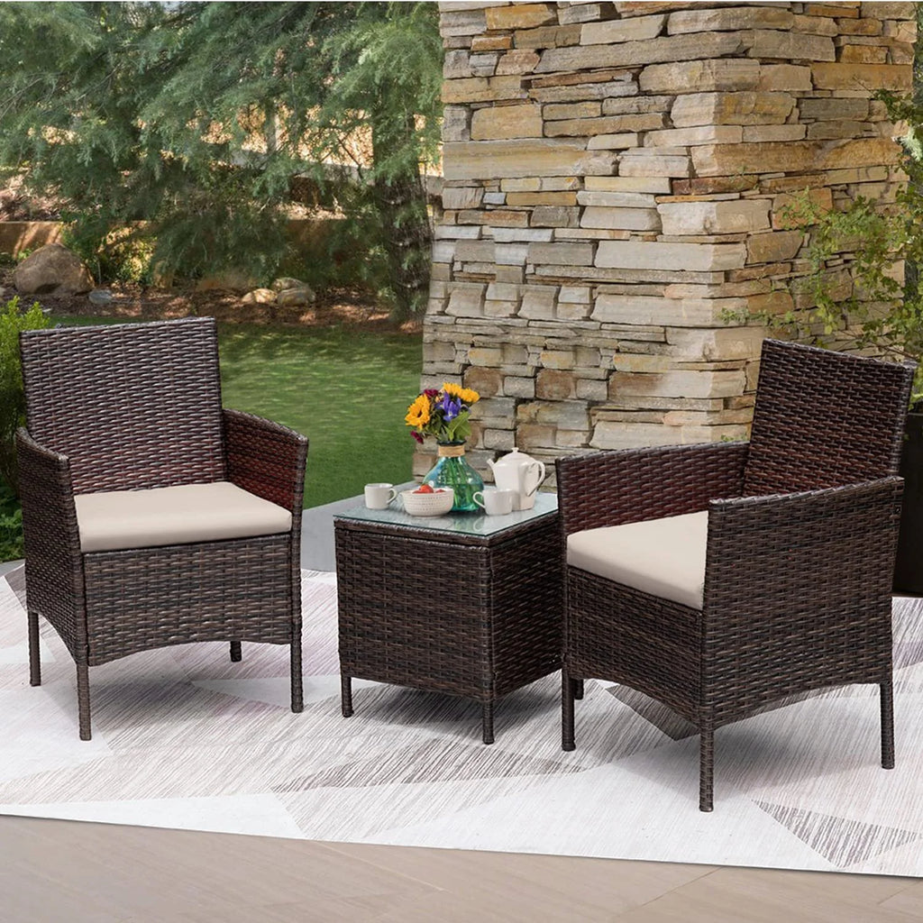 3 Piece Outdoor Conversation Set with Table G6712