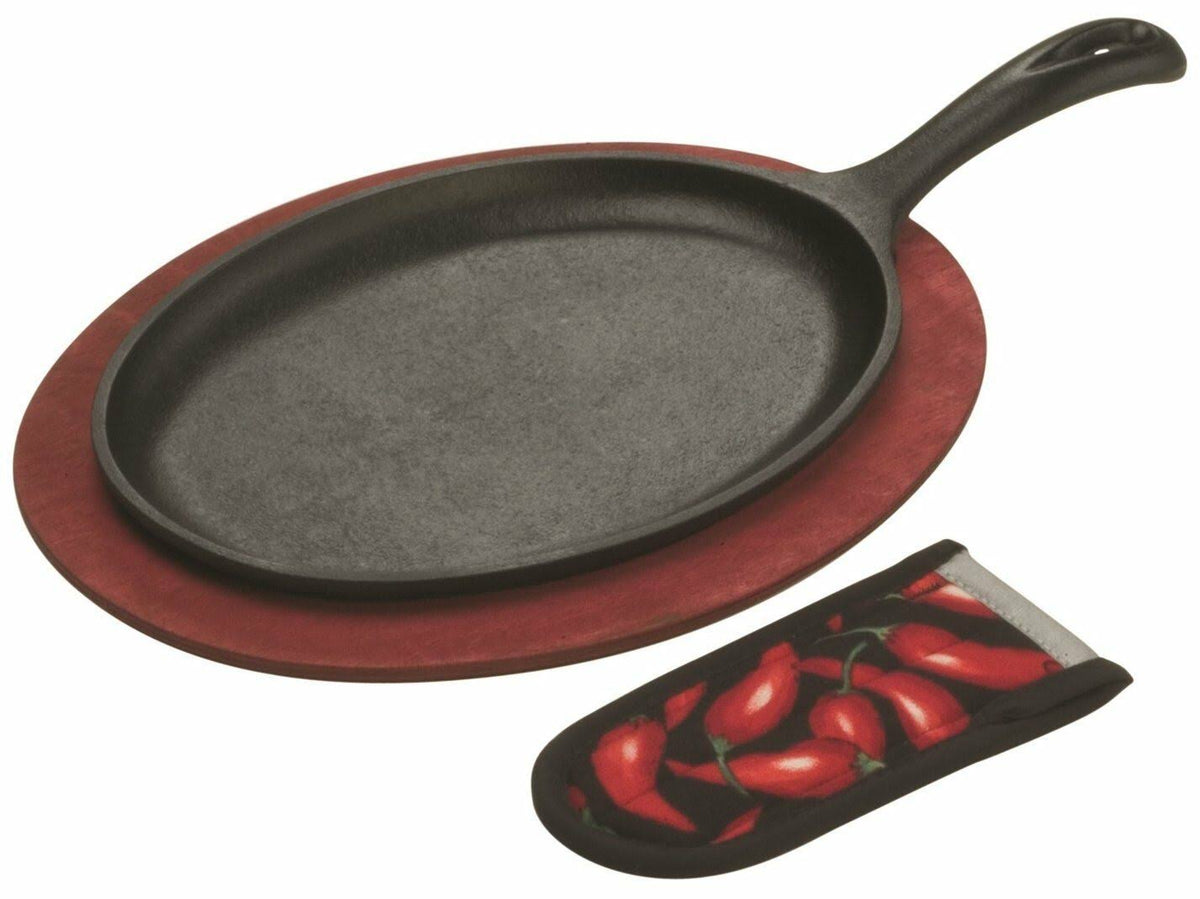 Cast Iron Fajita Set F7285