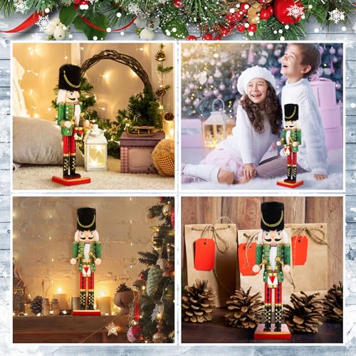 12 Inch Wooden Nutcracker Figures Christmas Decorations F359