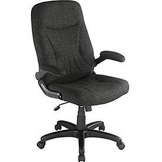 Black Fabric Mid Back Executive Chair with Arms P780652
