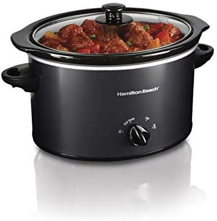 3-Quart Matte Black Slow Cooker J66768