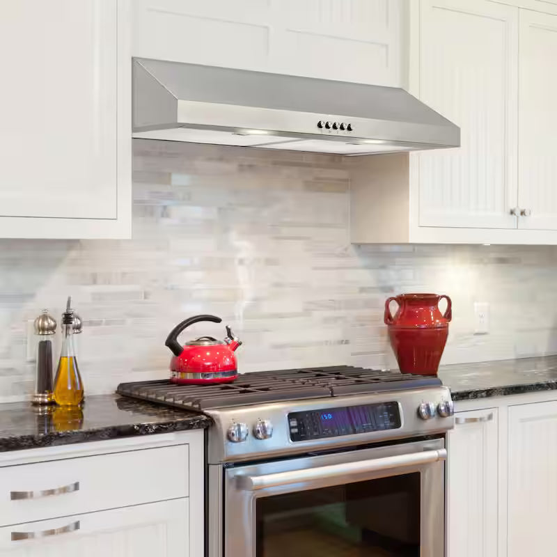 30 in. 320 CFM Convertible Under Cabinet Range Hood in Stainless Steel A522051