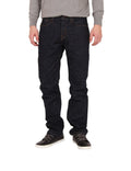 Straight Dark-Rinse Jean, Size 32 I343