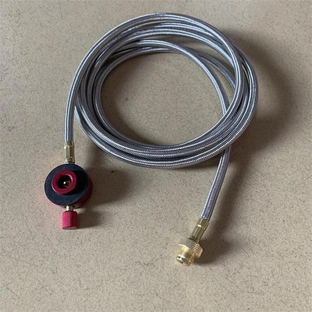 Camping Gas Refill Adapter with Burner Connector Hose M831