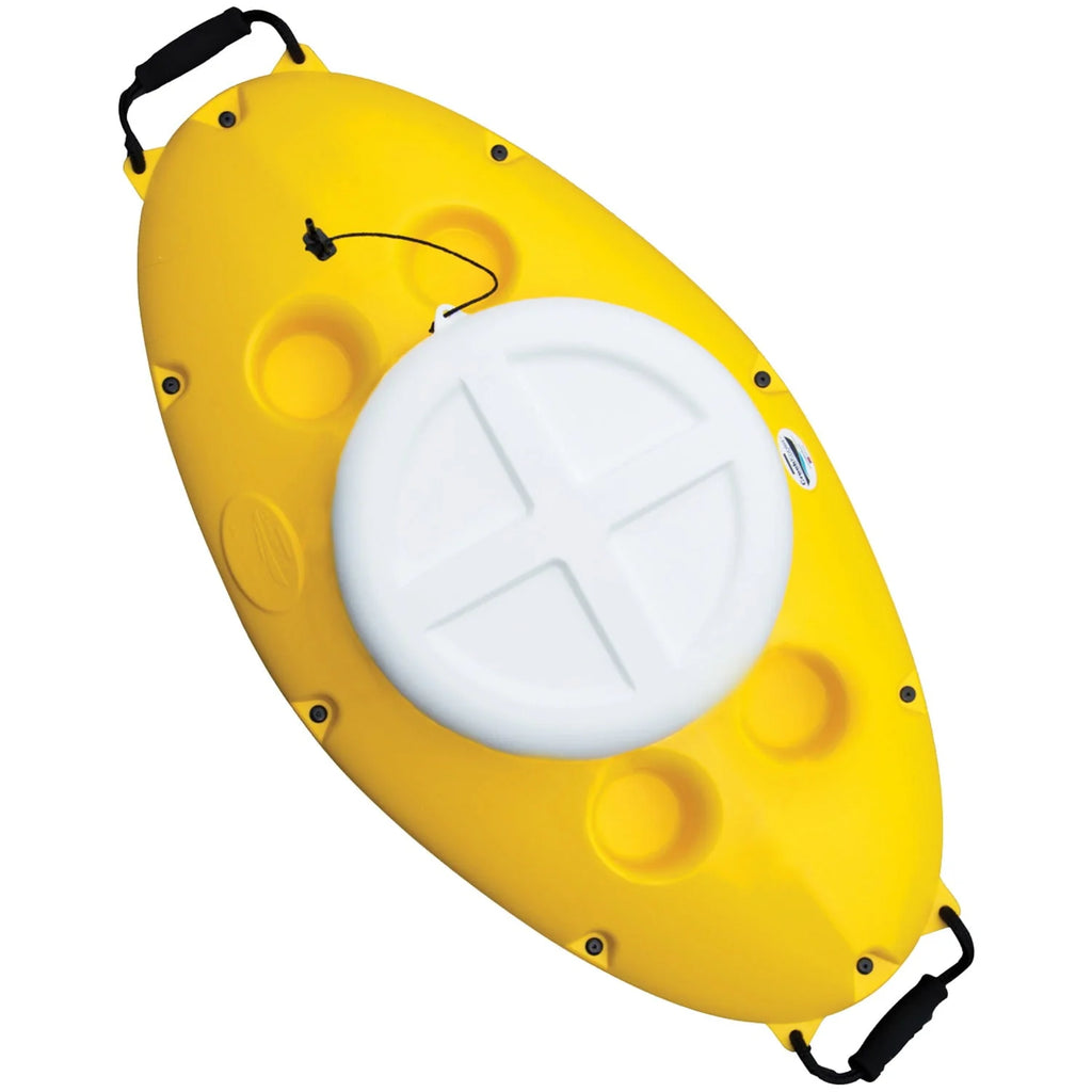 Yellow 30 qt Floating Cooler O512