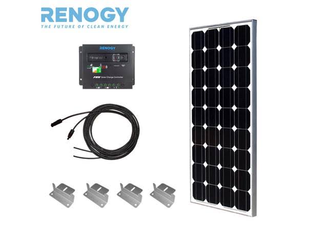 100 Watts 12 Volts Monocrystalline Solar Starter Kit P79714