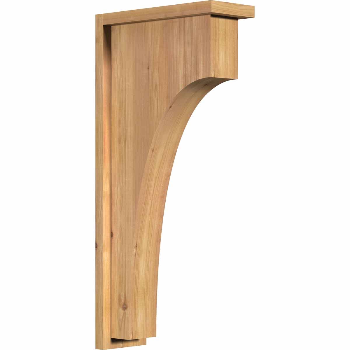 5 1/2x22W x 14x22D x 30x22H Smooth Corbel with Backplate F682