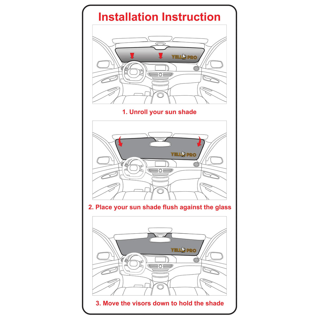 Front Windshield Sunshade for Toyota RAV4 SUV O54652