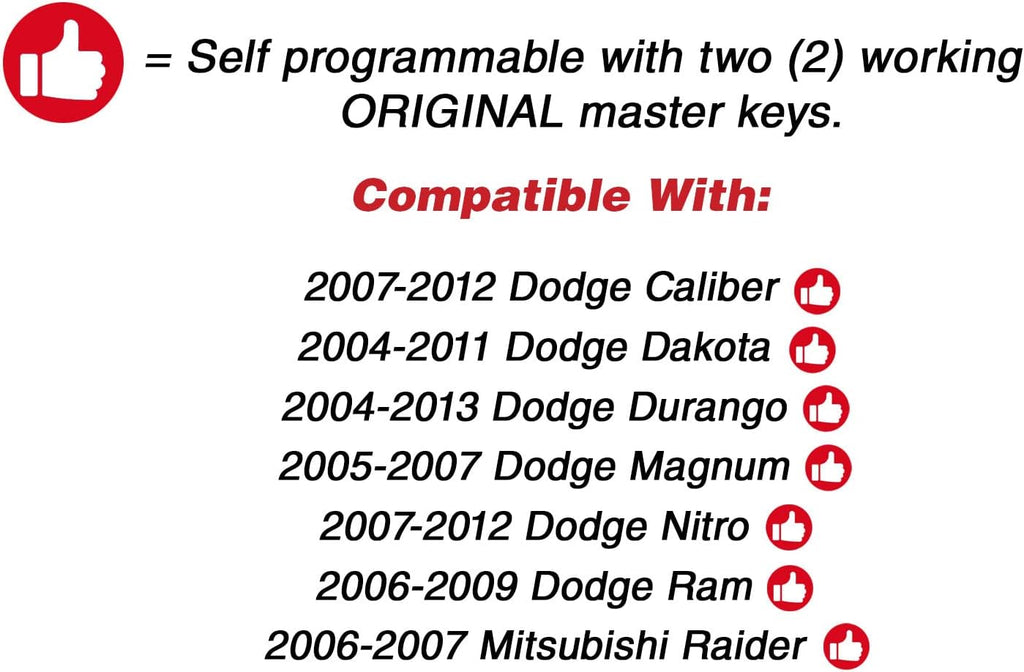 Pack of 2 Keyless Entry Remote Control Car Key Fob E670