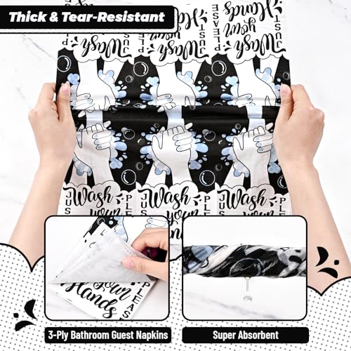 100 PCS 3 Ply Disposable Hand Towels A310