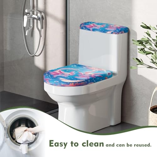 Red Christmas Toilet Seat Cover & Tank Cover Set 2Pcs D452529