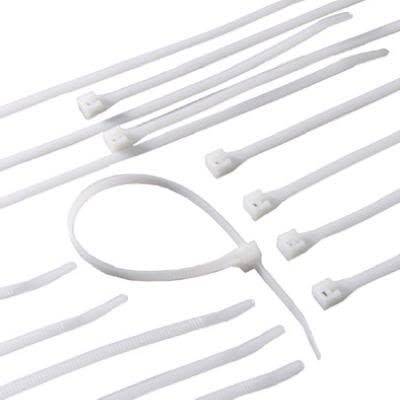 White 11-inch Cable Tie 300-Pack J73019