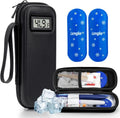 Black Insulin Cooler Travel Case with Temperature Display V6252