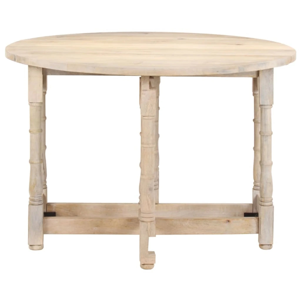 Round Solid Mango Wood Dining Table A3340