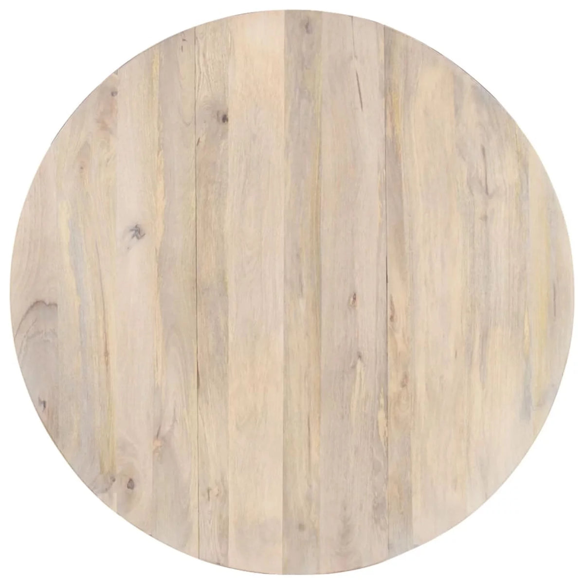 Round Solid Mango Wood Dining Table A3340