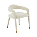 Cream Velvet Dining Chair Z5503