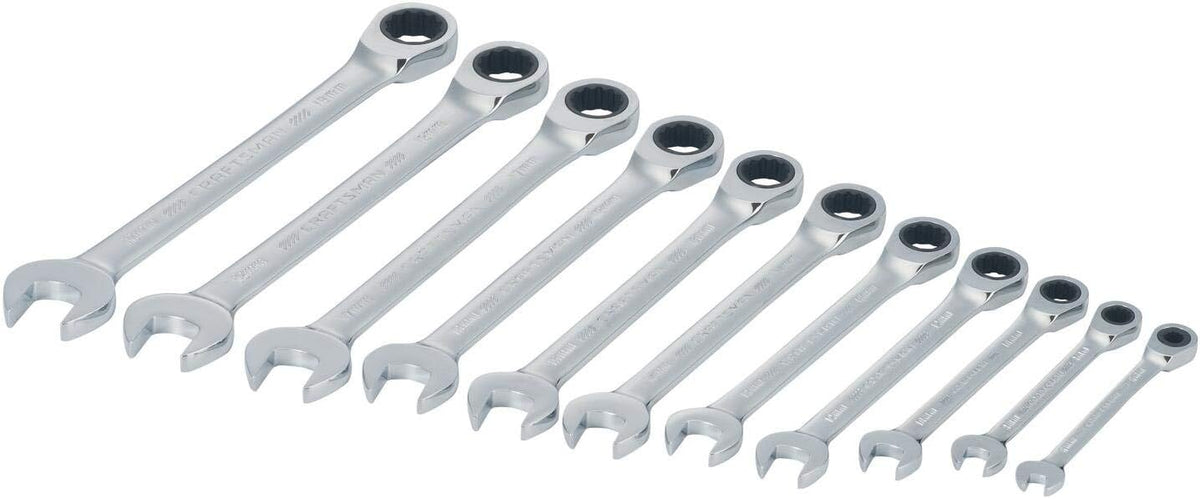 11-Piece Metric Ratcheting Wrench Set Z337