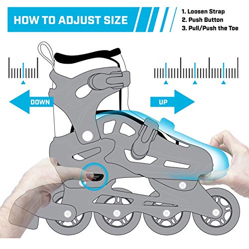 Button Adjustable Inline Skate G2415