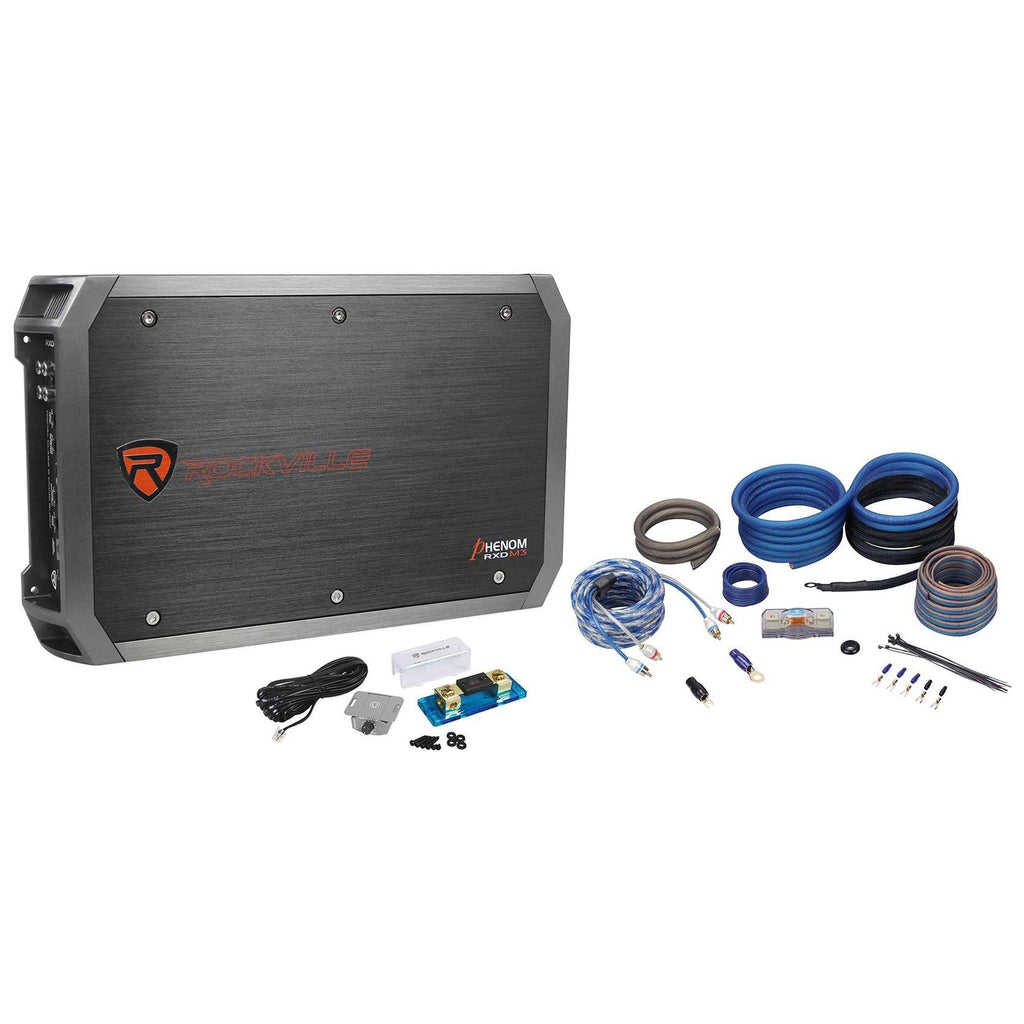 4000 Watt Mono Car Amplifier with Copper Amp Wire Kit Y819