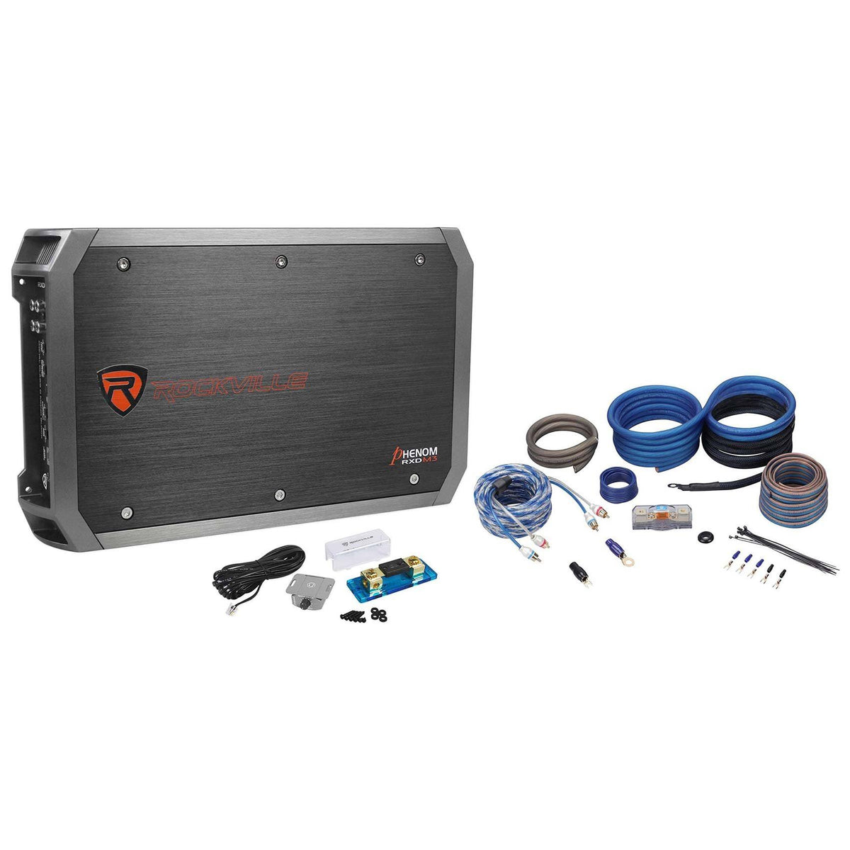 4000 Watt Mono Car Amplifier with Copper Amp Wire Kit Y819