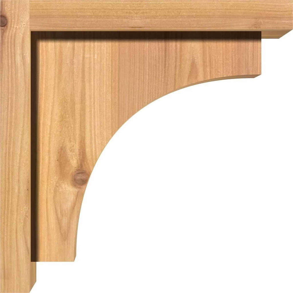 5 1/2x22W x 14x22D x 30x22H Smooth Corbel with Backplate F682
