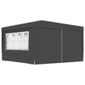 13.1'x13.1' Anthracite Party Tent with Side Walls E44476