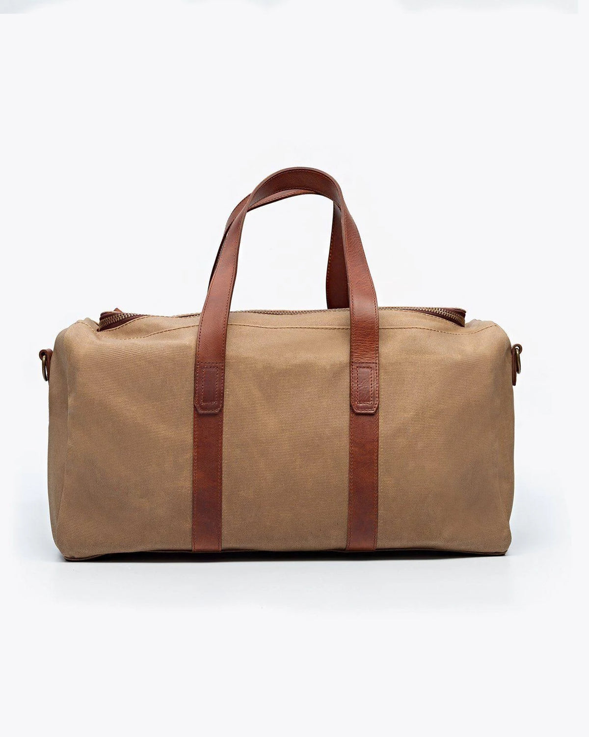 Leather Waxed Canvas Weekender Bag G26561