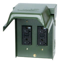Green 20A GFCI Outlet with 2 Receptacles R469