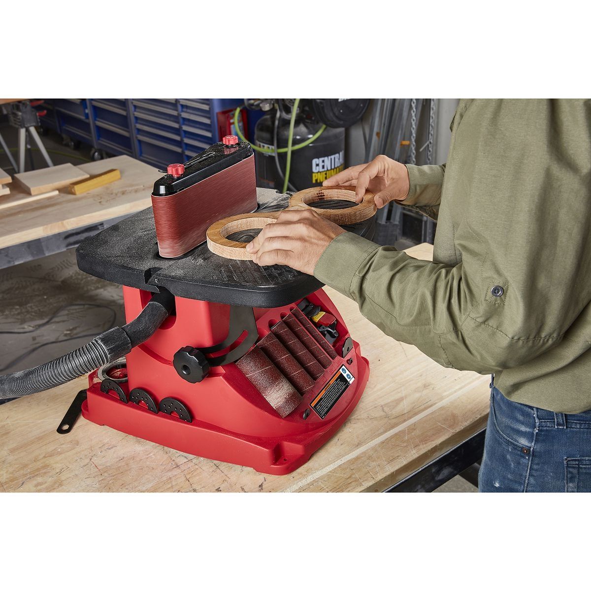 Oscillating Edge Belt and Spindle Sander D29917