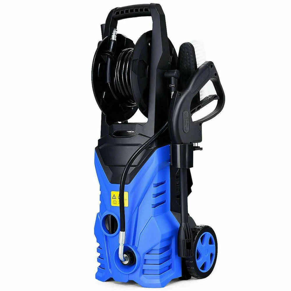 2030PSI Electric Pressure Washer 1.7 GPM 1800W with Hose Reel Blue J635