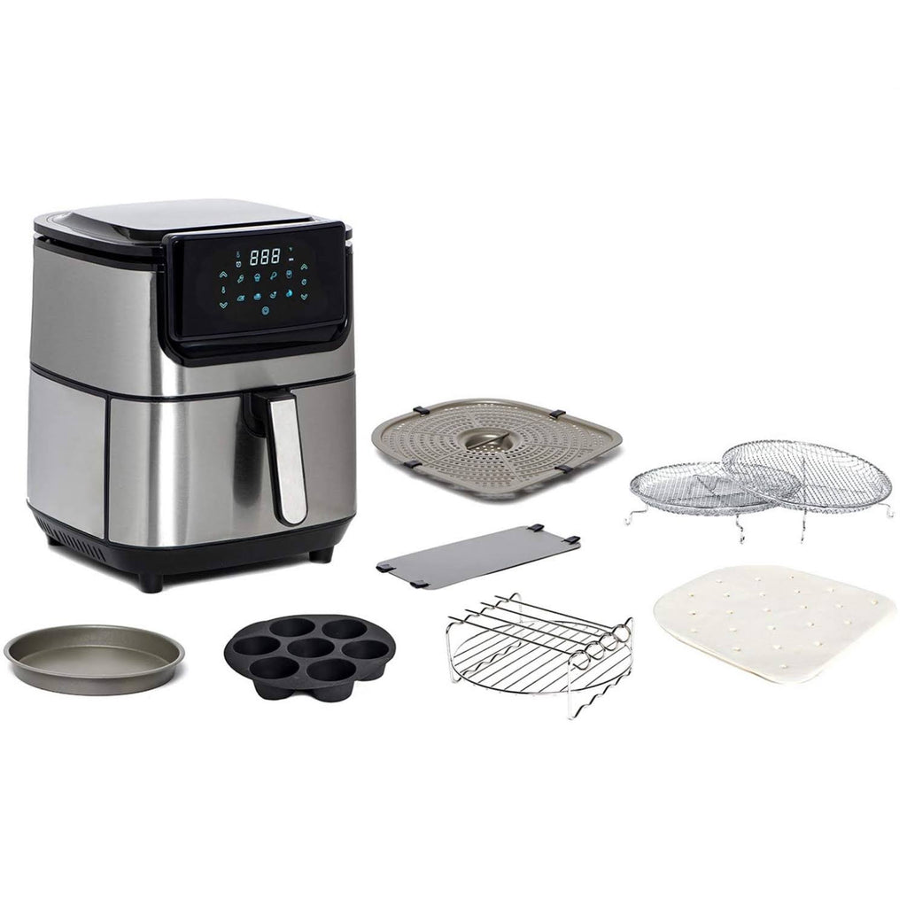 6.8 Quart Stainless Steel Air Fryer O863652