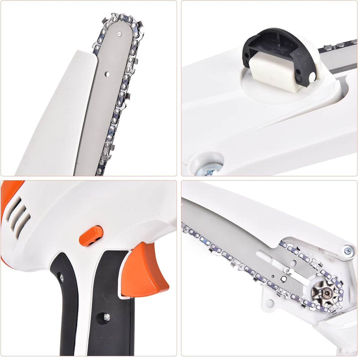 Mini Chainsaw Cordless 6'' 36V with 2 Rechargeable Batteries K53271