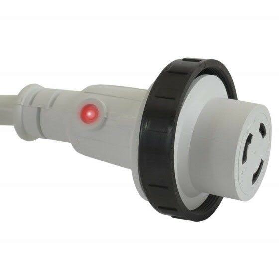 30 Amp Marine Shore Power Cordset with Light Indicator Y73917