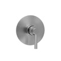 Polished Chrome Round Plate with Low Lever Trim for Thermostatic Valves C79167