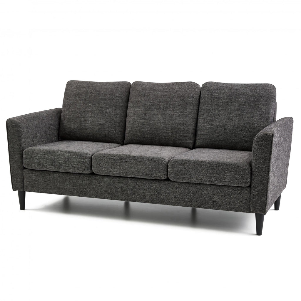 Charcoal Fabric Upholstered Sofa R686