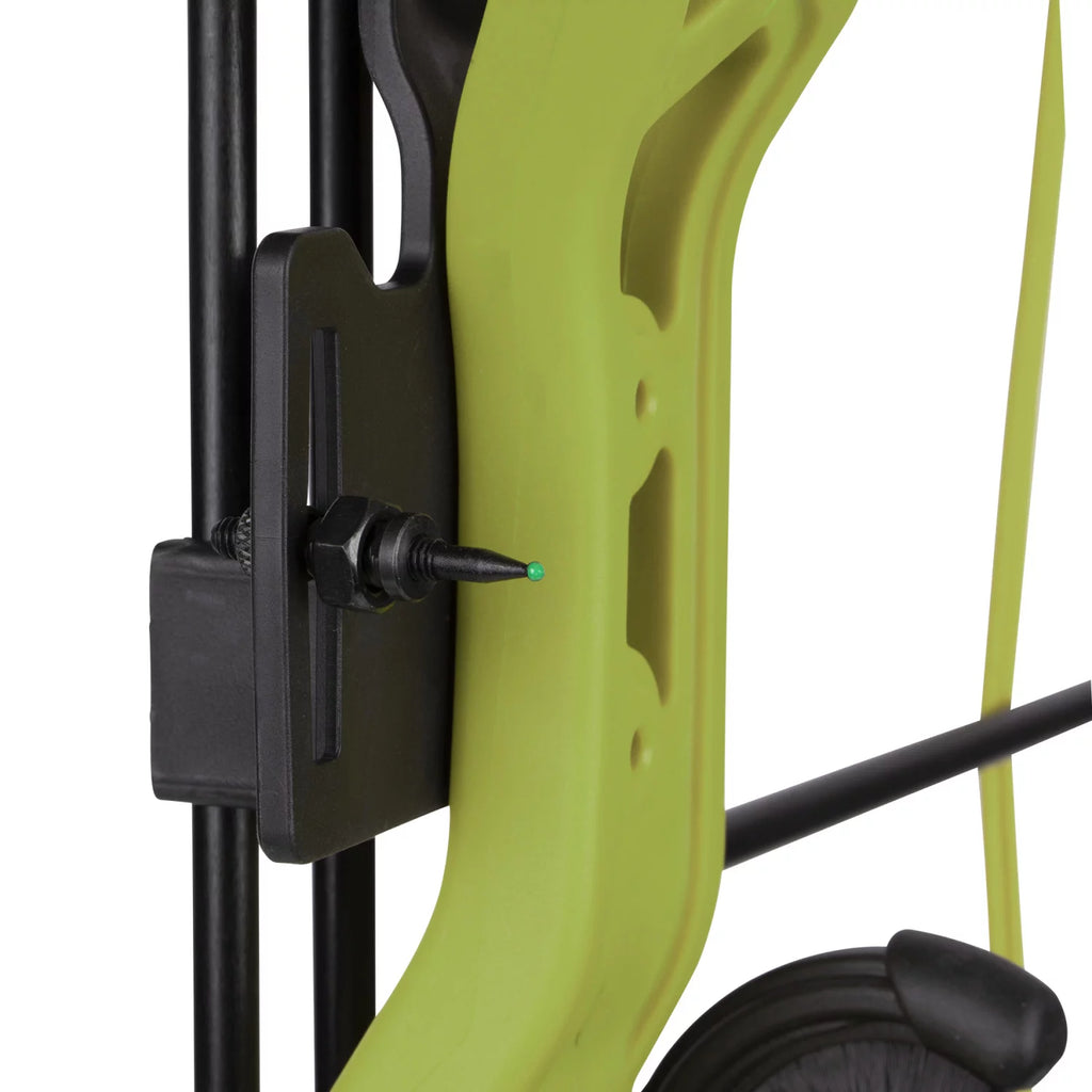Green Youth Bow with Whisker Biscuit, Arrows, Armguard, and Arrow Quiver U737