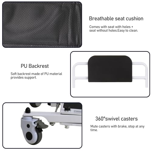 Portable Patient Transfer Chair with Soft Cushion O52940