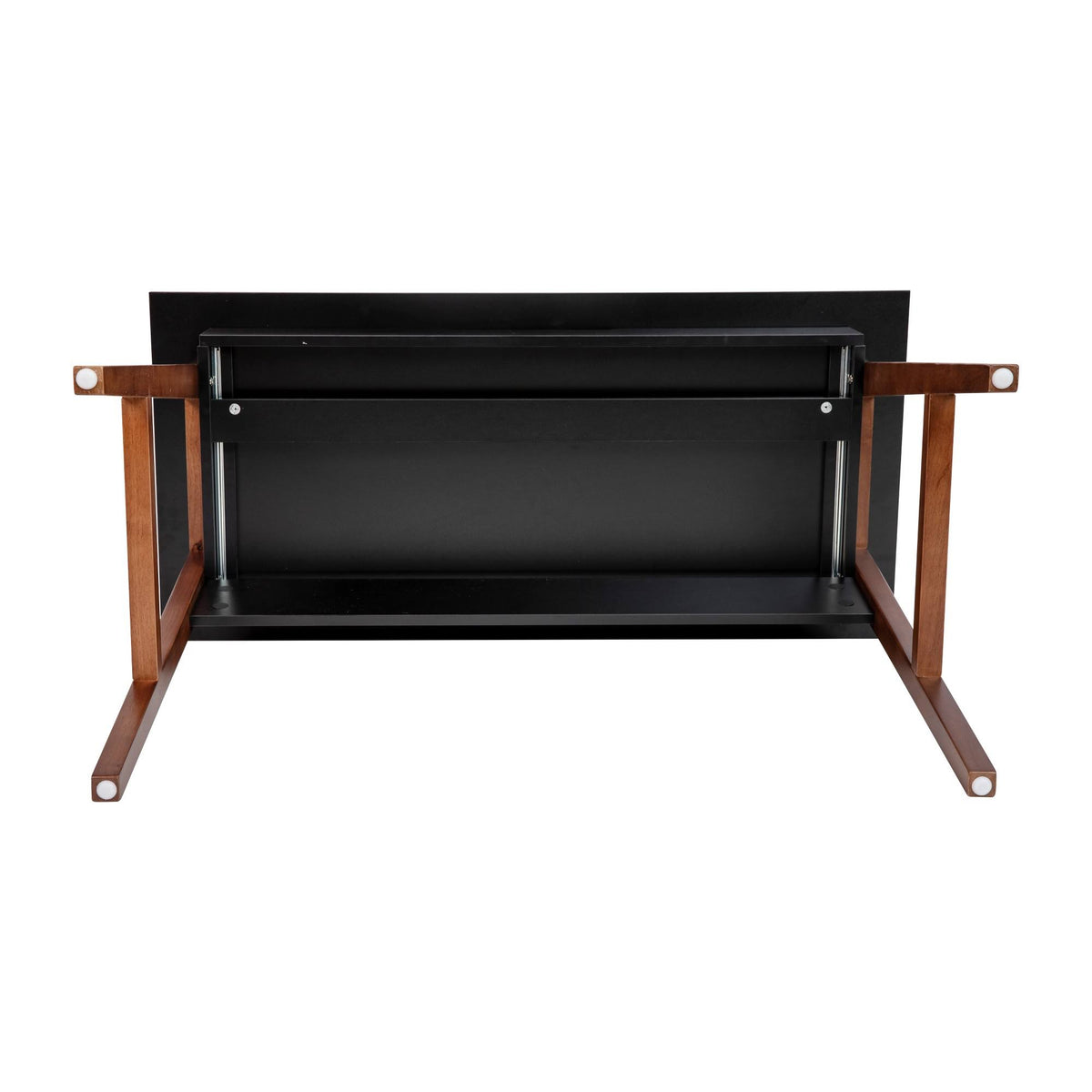Black Writing Computer Desk with Drawer B382232