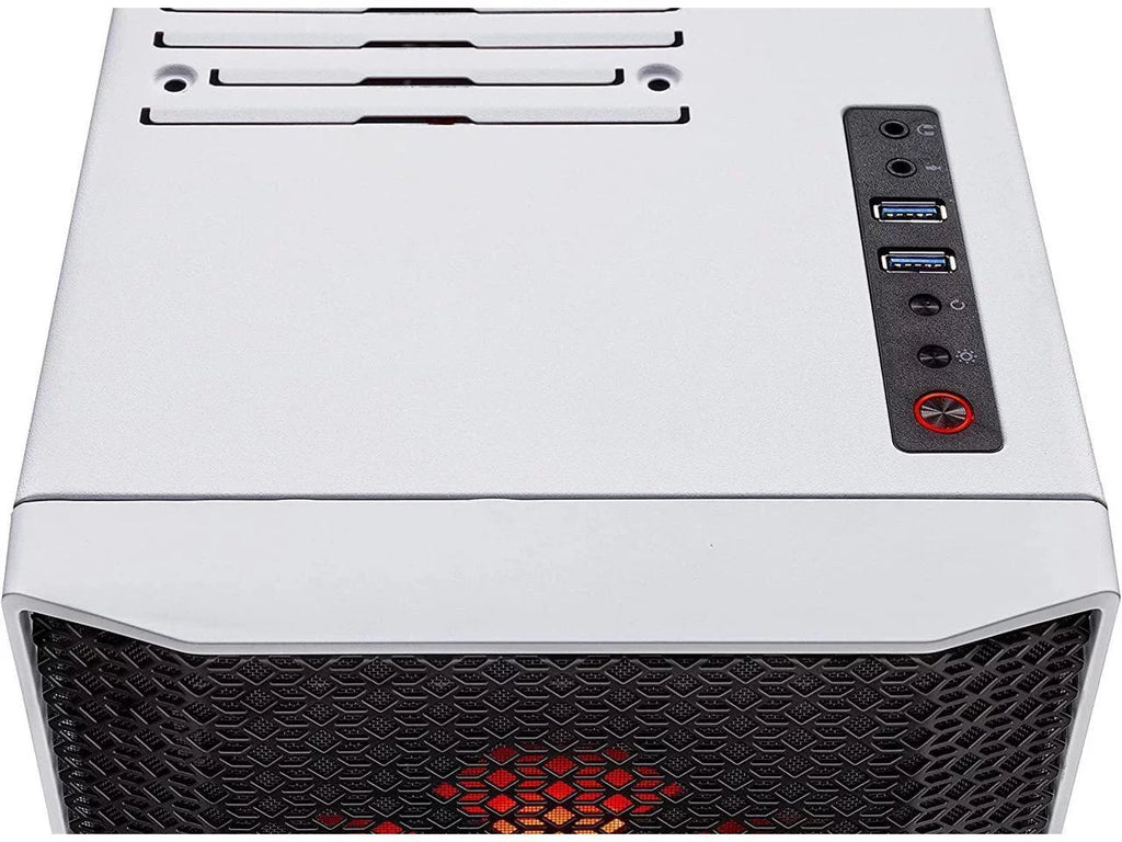 Gaming PC Desktop – Intel i5-11400F, RX 6600, 1TB NVME, 16G DDR4, White F972926