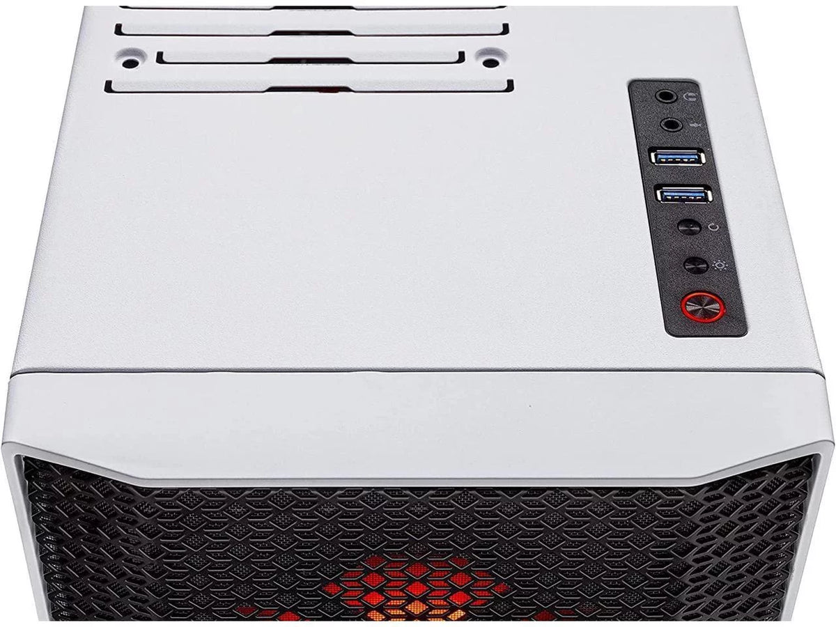 Gaming PC Desktop – Intel i5-11400F, RX 6600, 1TB NVME, 16G DDR4, White F972926