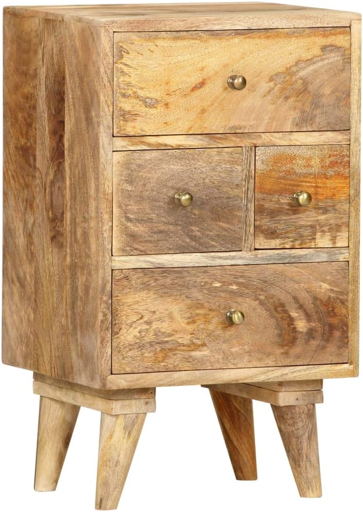 Solid Mango Wood Bedside Cabinet N42600