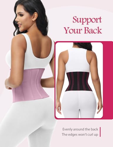 Short Torso Waist Trainer Corset Waist Cincher Body Shaper with Zipper Hooks P83969