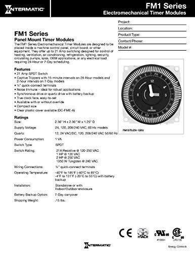 Electromechanical Timer, 24-Hour, SPDT O498